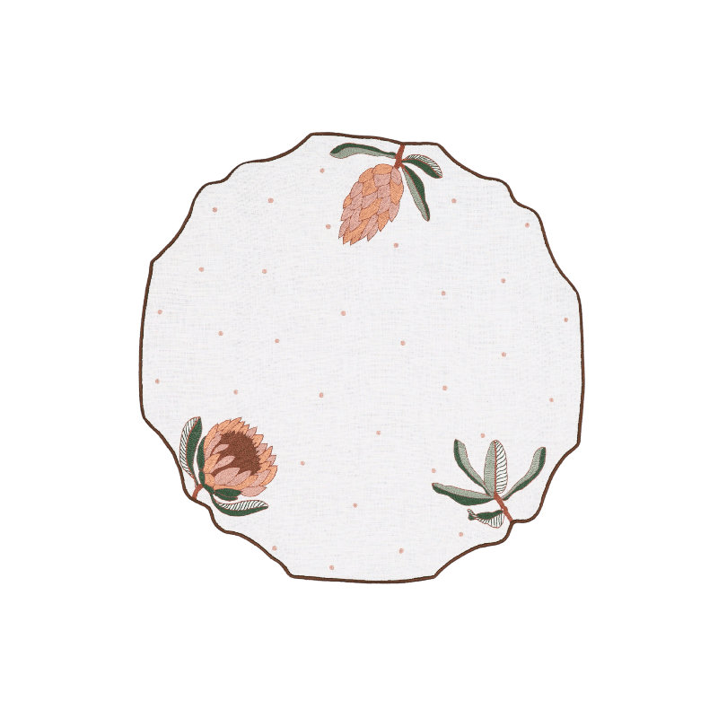 Circular Elegance Placemat 16.5 Inch Round