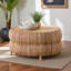 Table basse Golda Natural Seagrass and Rattan