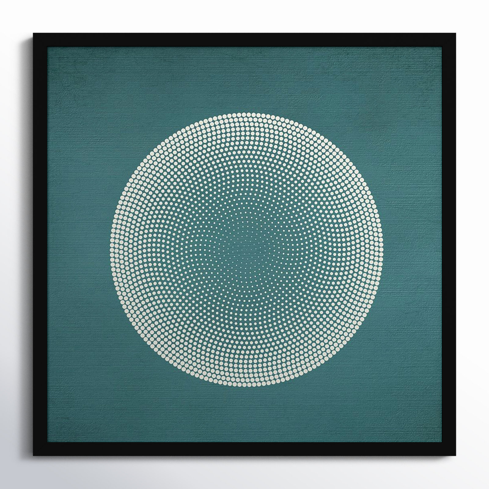 Circles by Incado, Black, 25" H x 25" W x 1" D
