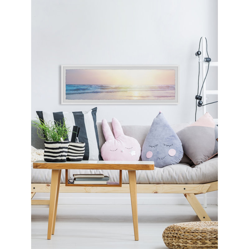 «Beautiful Sunsets» - Cadre photo panoramique, H 10 po x l 30 po