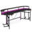 Kussai Adjustable Curved Metal Base Computer Desk