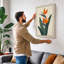 Bird of Paradise Bloom Botanical - Wrapped Canvas-1719962198-1719962222