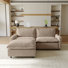 3-Piece Modular Linen L-Shaped Power Reclining Sofa With Zero-Gravity And Heated Seats