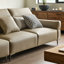 Coussin modulaire 116,14 po en similicuir-109554498