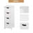White Freestanding Bathroom Cabinet With Spacious Drawers