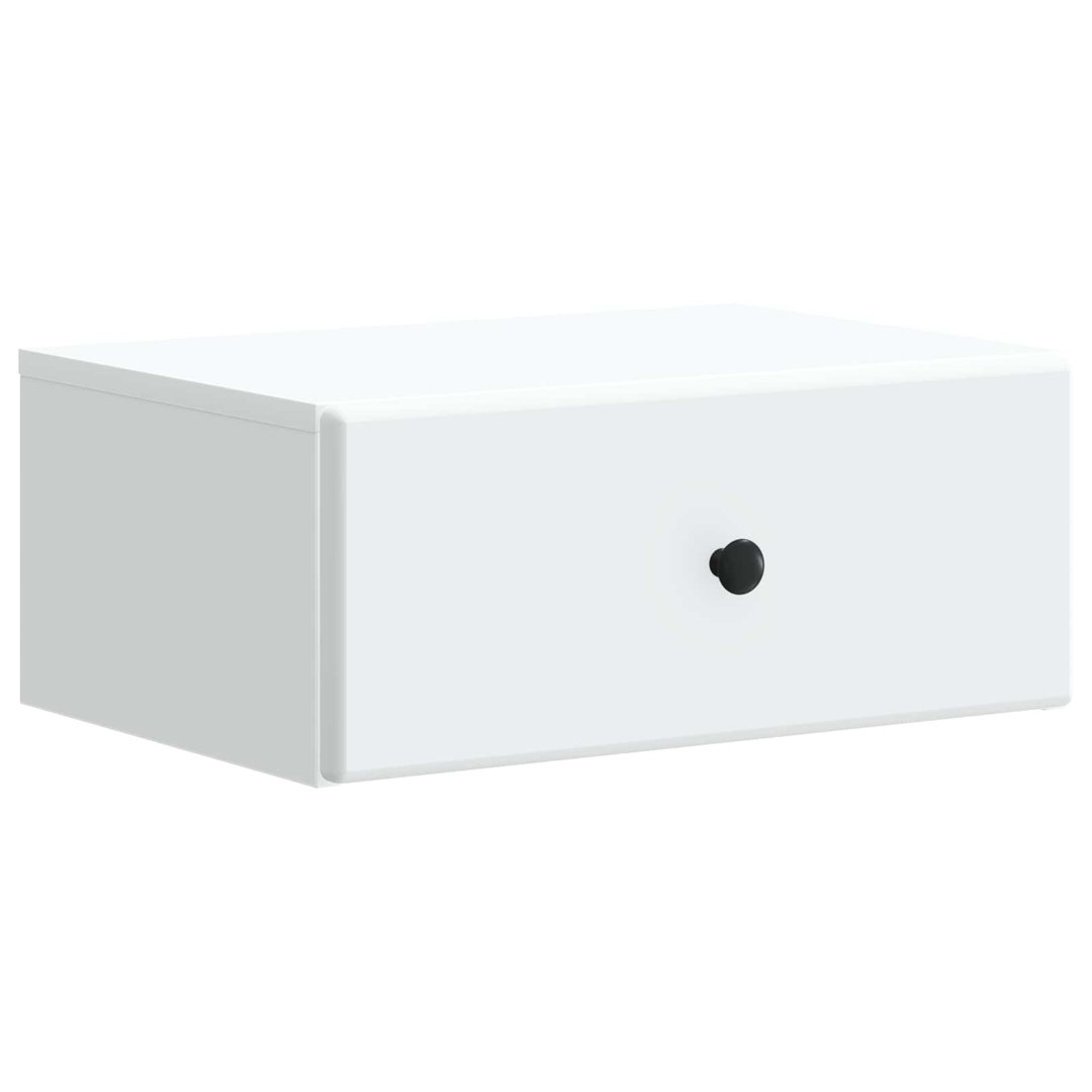49cm W Engineered Wood Bedside Table