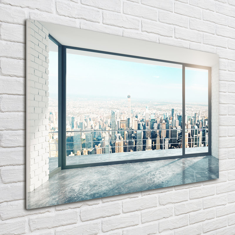 View Of The City - Print, Glass