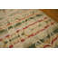 Tapis vert / rouge / beige en laine noué à la main de conception unique 9 pi x 12 pi Needlpoint