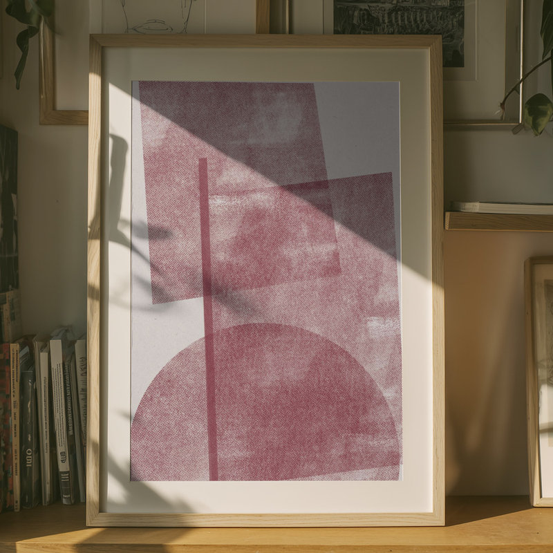 Wrapped Canvas Print, 91.44 cm H x 60.96 cm W, Red