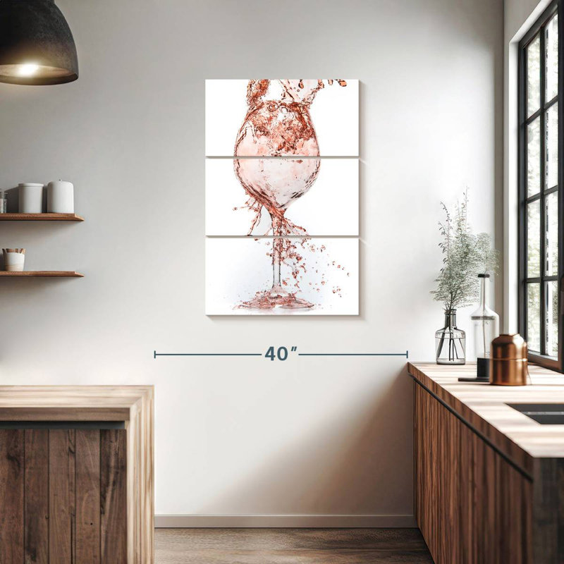 Yarlin Rose Wine, 38" H x 24" W