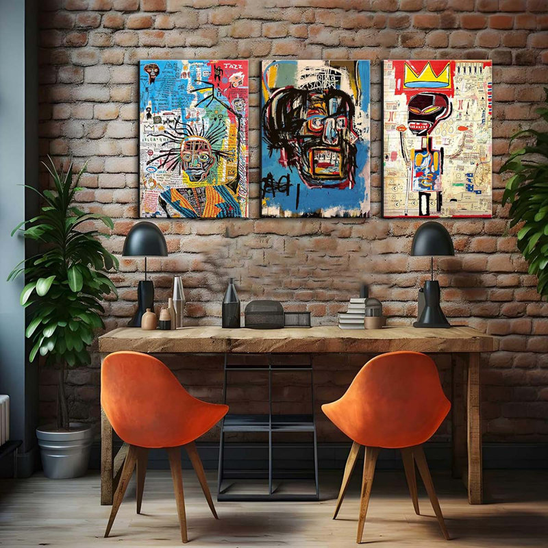 3 Piece Wrapped Canvas Print, 60 cm H x 120 cm W