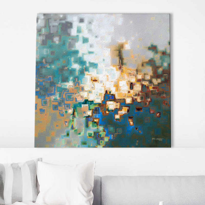 Romains 5: 1 Peace with God par Mark Lawrence - Peinture, Toile tendue, H 28 po x l 28 po x P 1,5 po