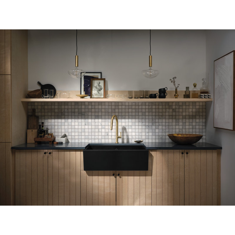 Tenerife Pull Out Single Handle Kitchen Faucet with Accessories, Satin Nickel