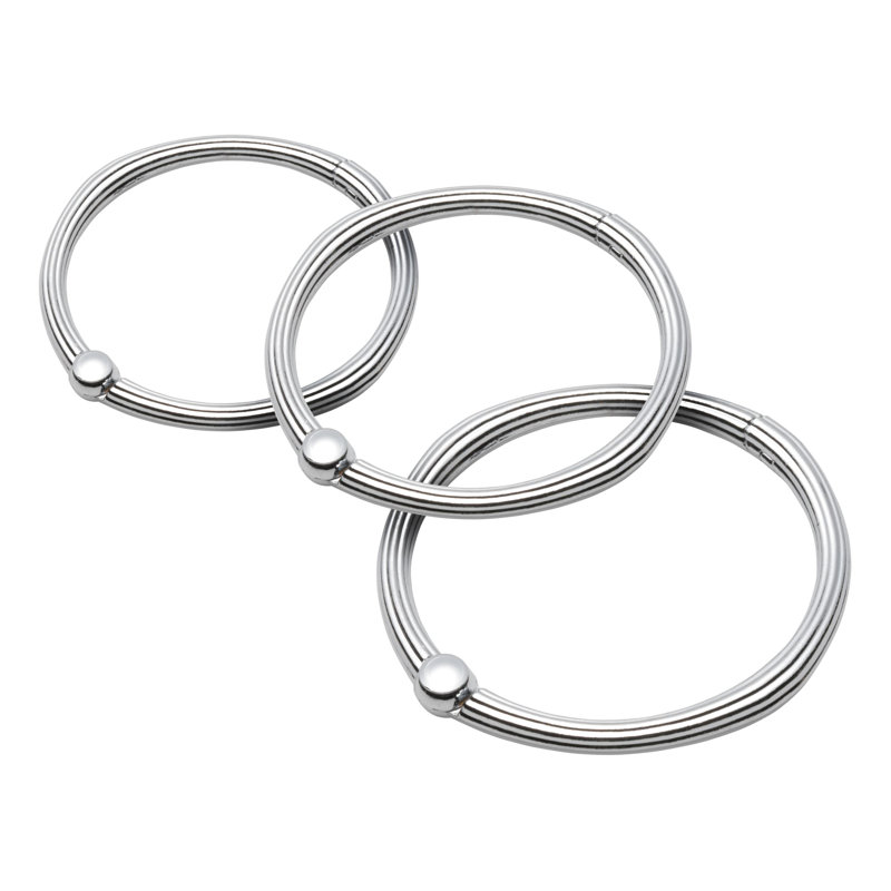 Crochets de rideau de douche O, Chrome