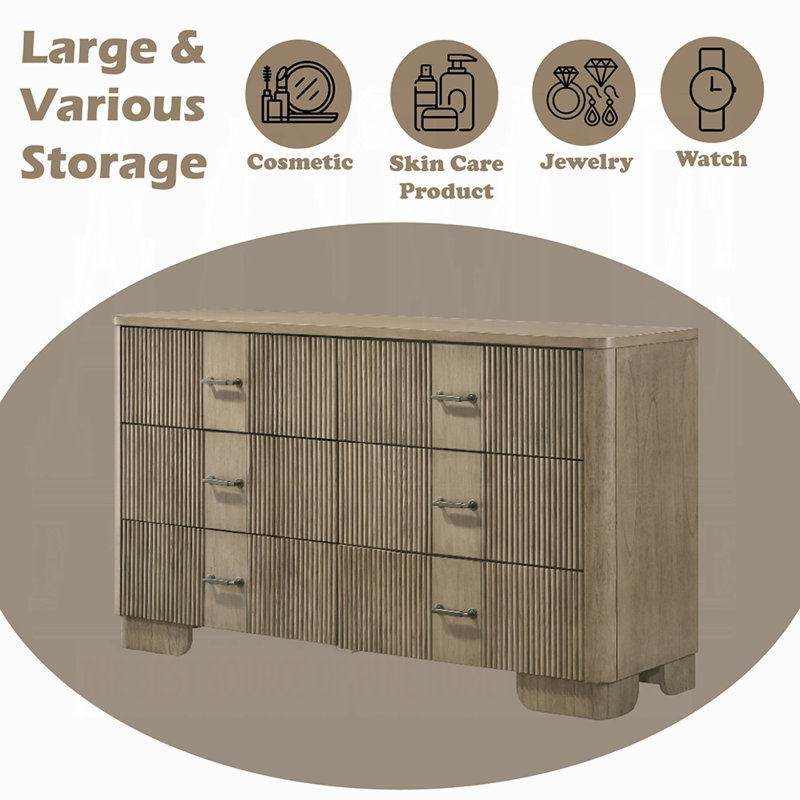Commode Lakkari avec miroir