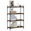 Abdulbasit 120cm H x 30cm W Metal Standard Bookcase-1475694876-1475694878