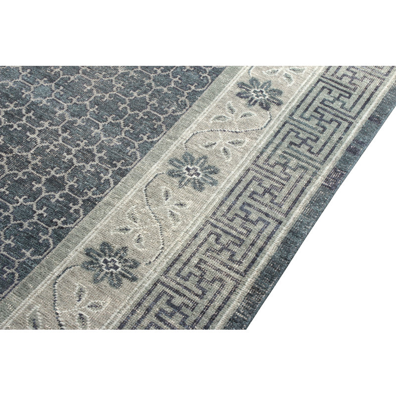 Distressed Homage Handmade Kilim Wool Animal Print Area Rug, Rectangle 5' x 8'
