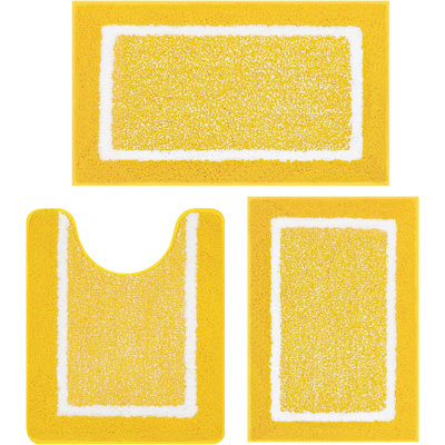 Janmesh Microfiber Non-Slip Bath Rug