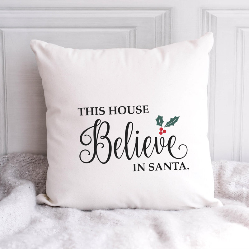 Christmas Sign - Throw Pillow Insert Included, 20 po x 20 po