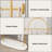 Coat Rack Freestanding With Marble Base