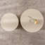 Ensemble de 2 tables basses gigognes Beige