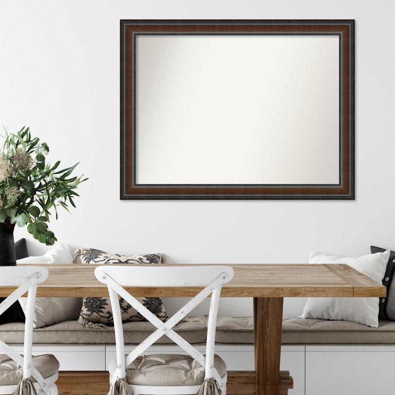Halcott Solid Wood Rectangle Wall Mirror, 39" H x 30" W