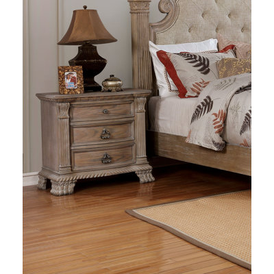 Table de chevet 3 tiroirs Kaydence