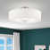 Flaire Fabric Semi Flush Mount