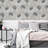 Marlon Charcoal Hexagon Tiles Wallpaper