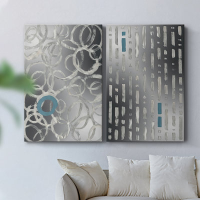 Printed Brushwork III-Premium Gallery Wrapped Canvas -Ready to Hang