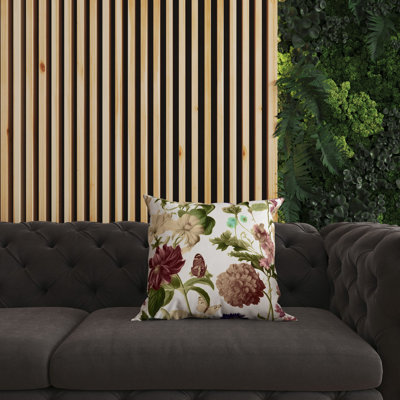 Coussin décoratif réversible Mixed Flower Delight