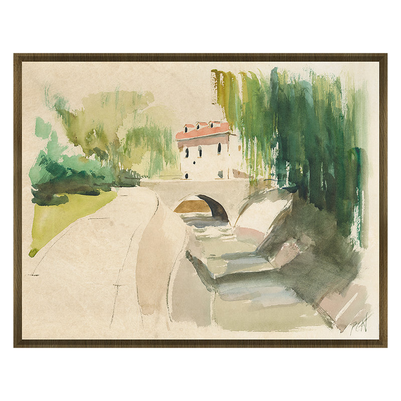 Garden Terrace 12 Print by PC Ngo, 17" H x 21" W