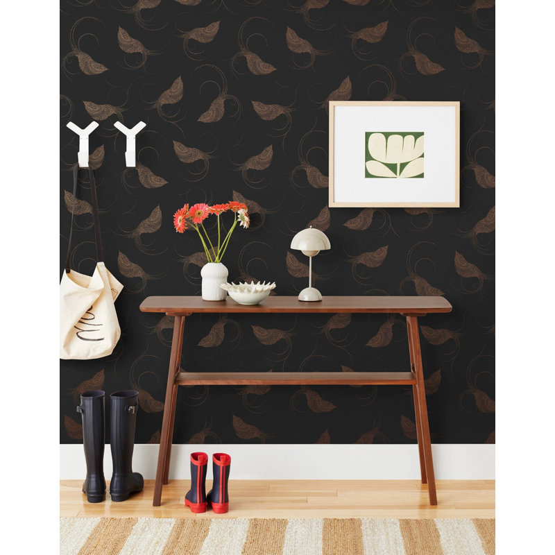 Pajarito Wallpaper | Traditional / Roll - 27" x 30', Copper