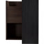 Armoire de rangement extensible 32,5 po à 58,8 po de large et rotative à 90 degrés pour 2 personnes, pour chambre à coucher, salle de bain noire et noyer avec tiroir, buffet d'étude