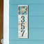 Plaque d'adresse sur 1 ligne Sea Turtle-87206673