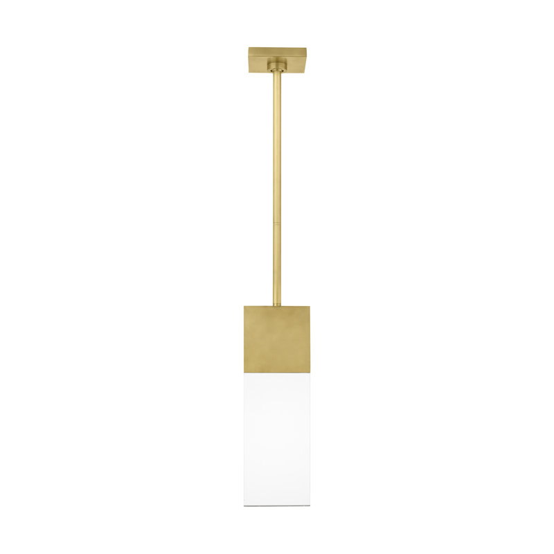 Kulma 1 - Light LED Pendant, Natural Brass