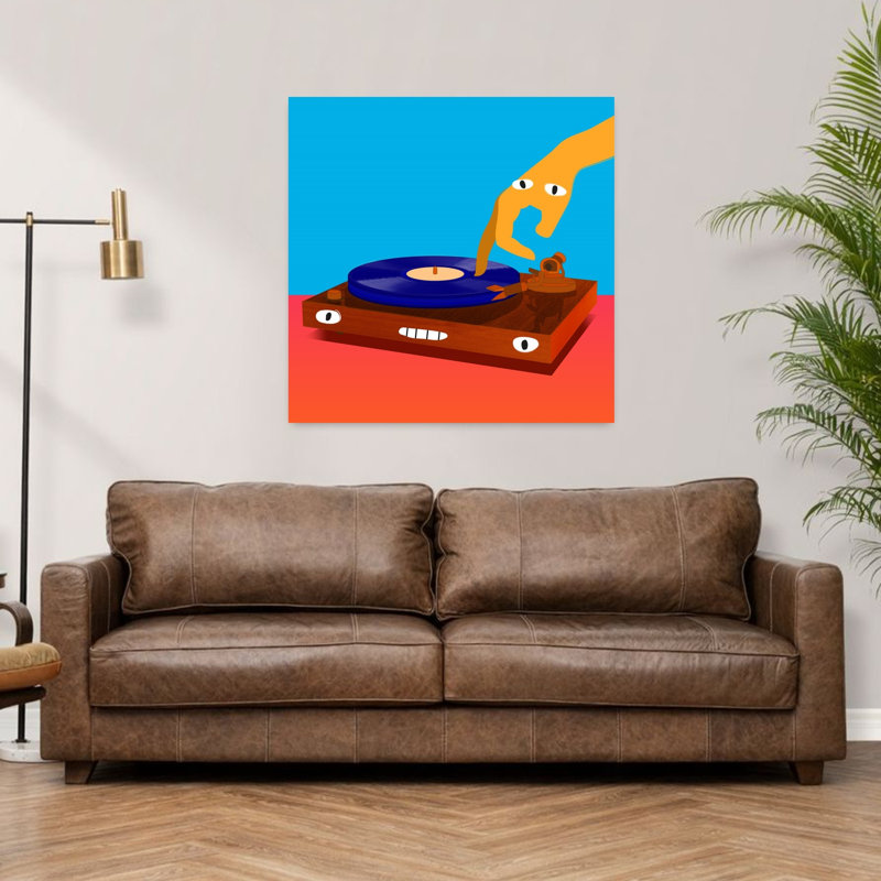 Art contemporain, art contemporain abstrait, H 36 po x l 36 po