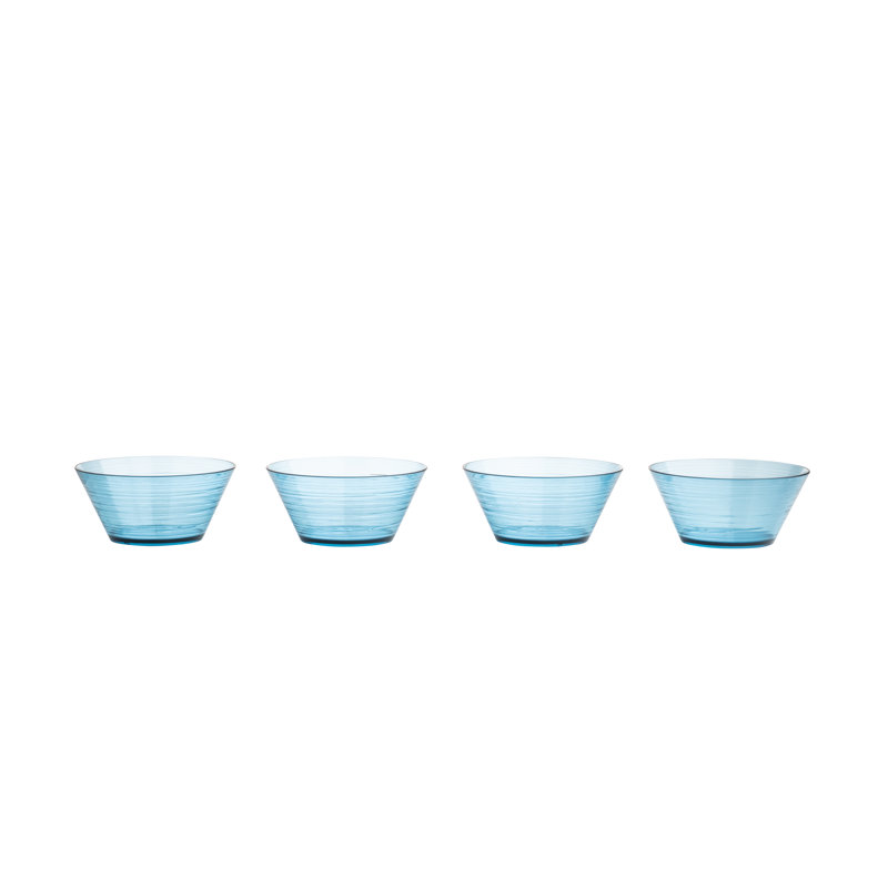 Blue Linear Bowl Set Of 4