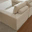 Canapé modulaire en L en velours côtelé sans méridienne de 99 po avec 3 coussins Boneless-271597876-271597872