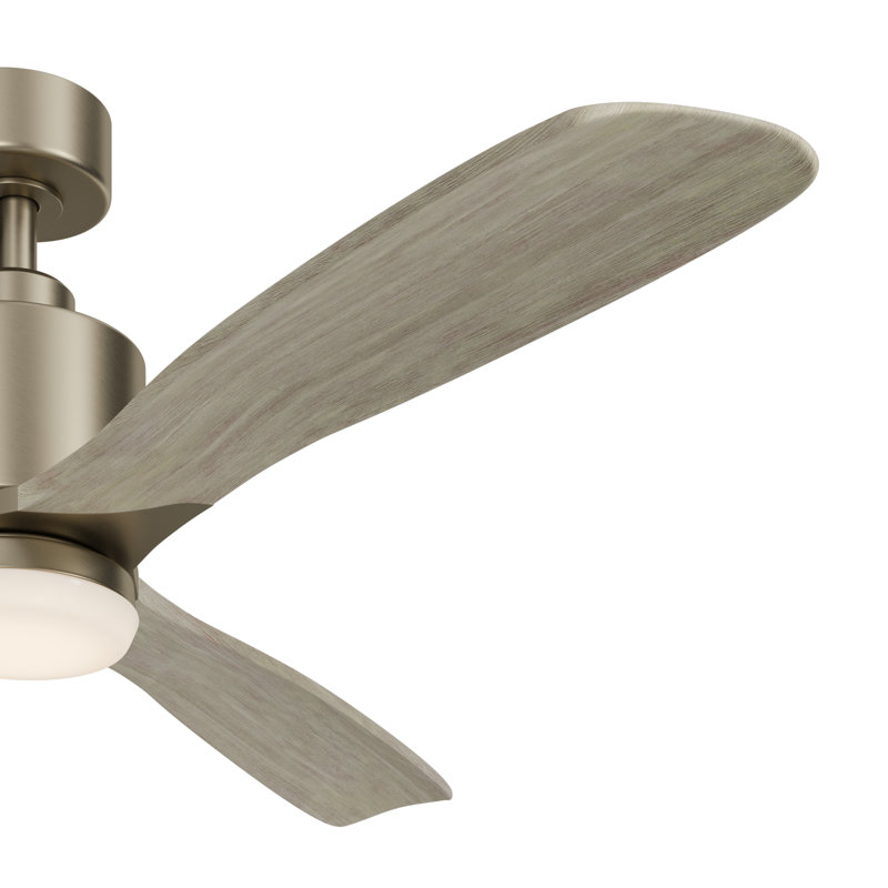 Ventilateur de plafond à 3 pales 52 po Ridley avec commande murale et ensemble d'éclairage inclus Ridley