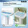 19 In. White Ceramic Rectangular Pedestal Combo Bathroom Sink With Overflow Drain And 3 Faucet Holes