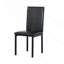 Ensemble de salle à manger en métal avec plateau en faux marbre 5 pièces Furniture - noir, ensemble de salle à manger, table et 4 chaises
