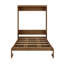 Lit escamotable en bois massif avec meuble-lit escamotable parfait pour la chambre d'amis-2094599696-2094599697