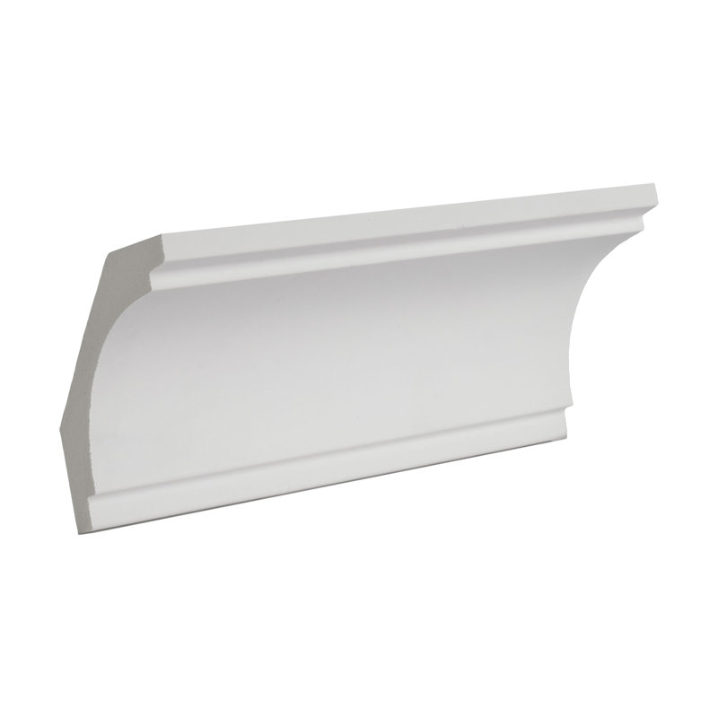 6-inch Primed Polyurethane Crown Moulding Sample