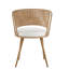 Chaise de salle à manger à oreilles avec pieds en métal-417754156-417754155