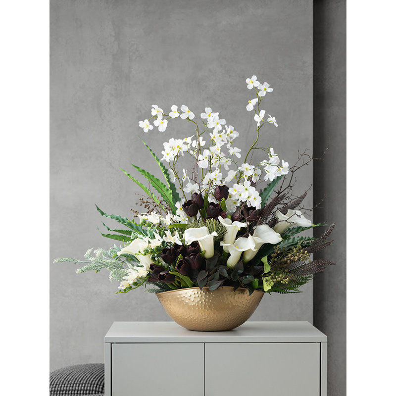 Bouquet de fleurs artificielles haut de gamme pour le salon et le décor de table