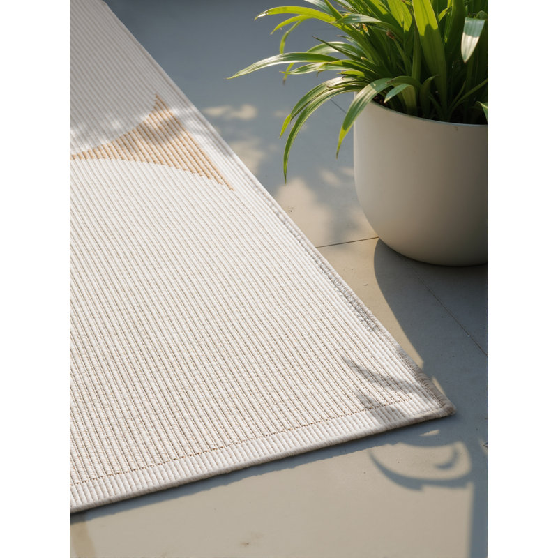 Bowen Indoor and Outdoor Rug by Hanse Home – Reversible Outdoor Rug, Flat Weave Weatherproof for Living Room, Balcony, Garden