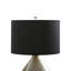 Avrik 79cm Living Room Table Lamp with Glass Base, Bedside Buffet Lamp for Bedroom with Linen Shade-93674532-93674535