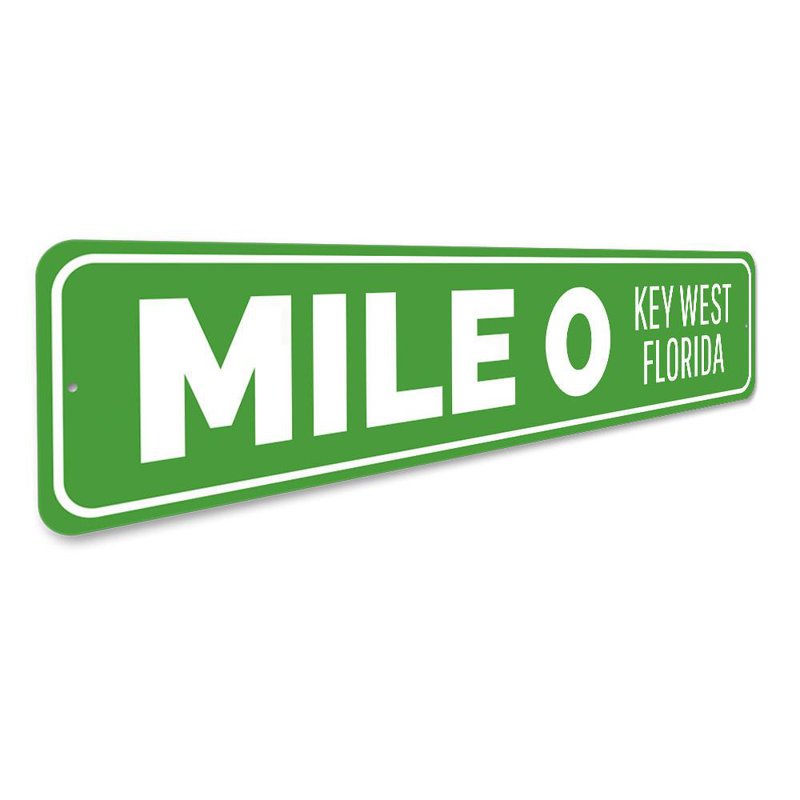 Panneau en aluminium Mile Key West, H 6 po x l 24 po x P 0,06 po