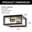 Plafonnier encastré carré 2 lumières 2 lumières-186562440
